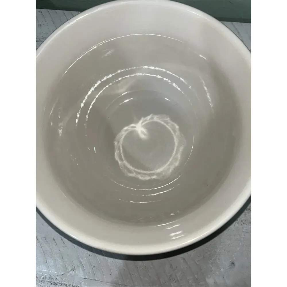 Longaberger Pottery All American Bowl Mixing Serving Large 10” Stars & Stripes